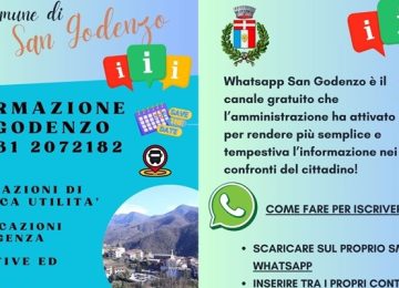 San Godenzo attiva il canale WhatsApp per informare i cittadini