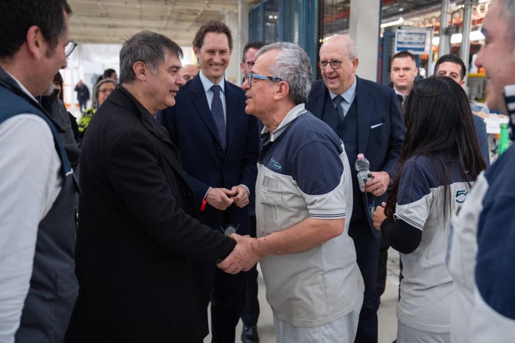 Stellantis, Elkann, and Cardinal Repole Visit Mirafiori