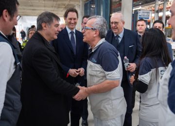 Stellantis, Elkann, and Cardinal Repole Visit Mirafiori