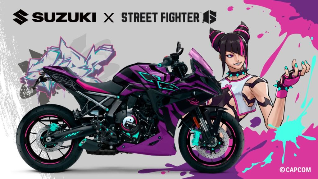 Suzuki Unveils GSX-8R Tuned by Juri, Inspired by Street Fighter 6