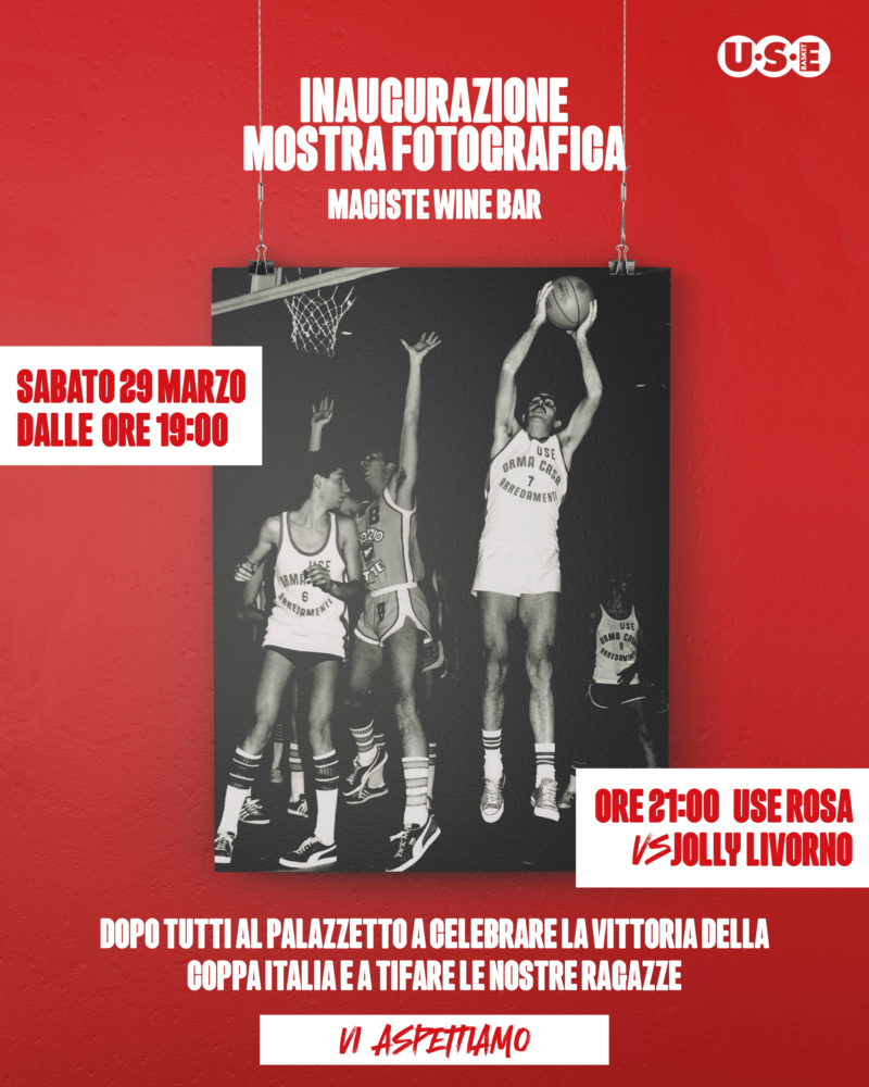 Un wine bar Maciste presenta la mostra 'Use basket: una storia lunga 100 anni'