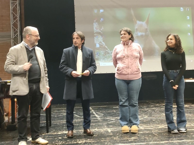 Un momento della cerimonia di premiazione