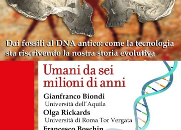 Dai fossili al DNA antico: l’impatto della tecnologia sulla nostra comprensione della storia evolutiva. Incontro a Siena.