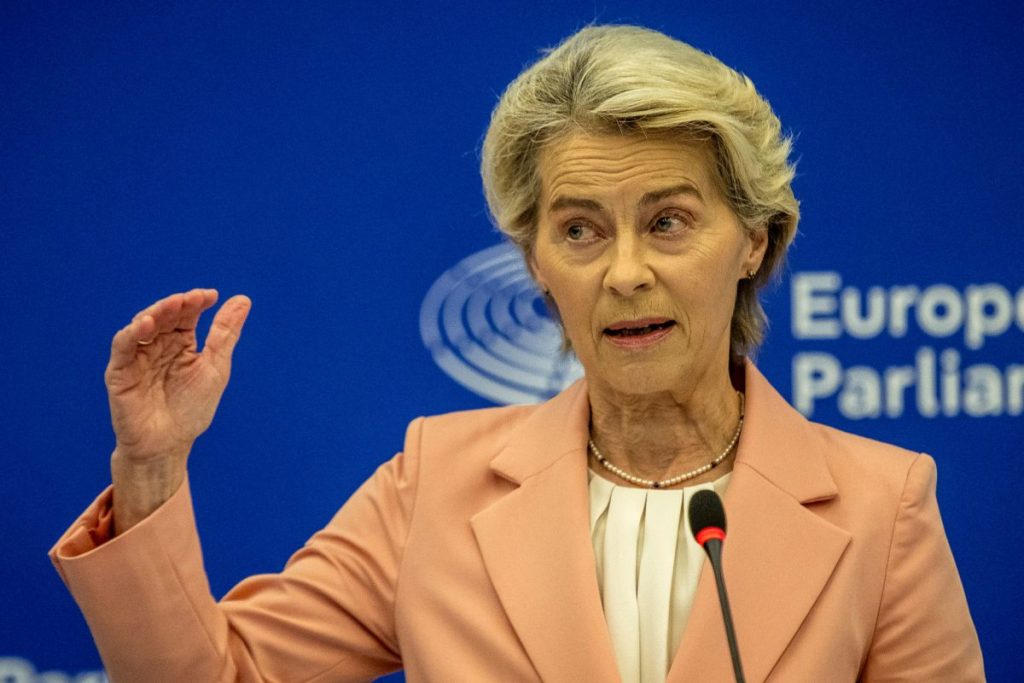 Dazi, Von der Leyen: "Desideriamo negoziare, ma dalla forza"