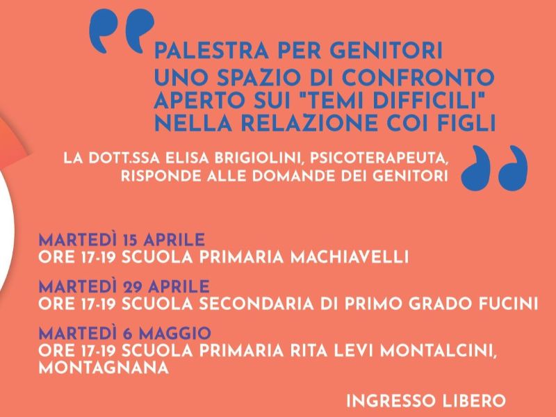 "Incontro per genitori": uno spazio gratuito di dialogo con la psicologa Elisa Brigiolini