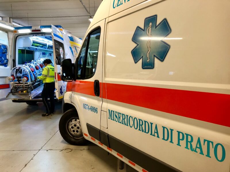 La Misericordia di Prato a Roma per il funerale di Papa Francesco con cinque squadre italiane.