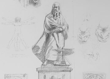 Leonardo fa ritorno a Vinci: partenza da Pietrasanta per il viaggio della statua di Tincolini