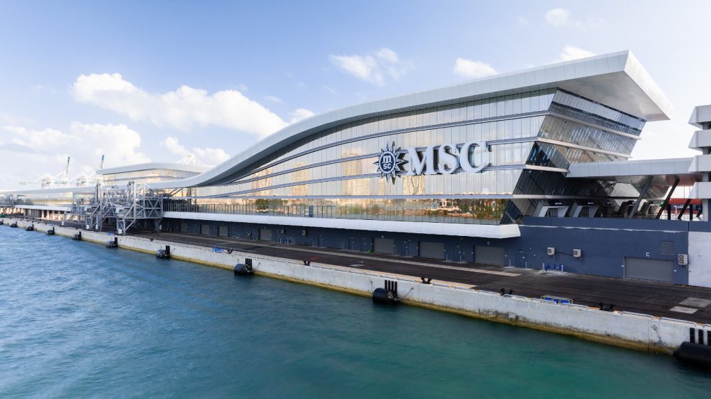 Msc Crociere: Nuovo Terminal Inaugurato a Miami, Progettato da Fincantieri