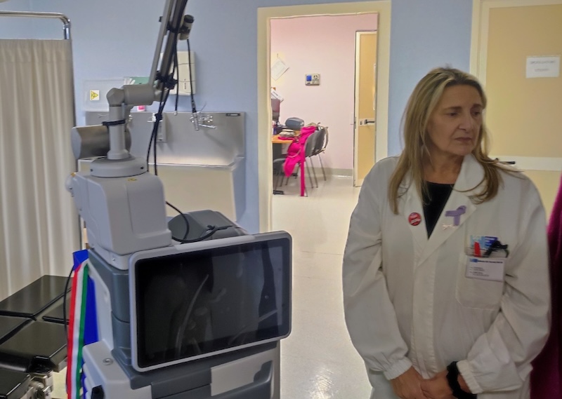 Nuovo laser CO2 all'avanguardia all'ospedale di Campostaggian