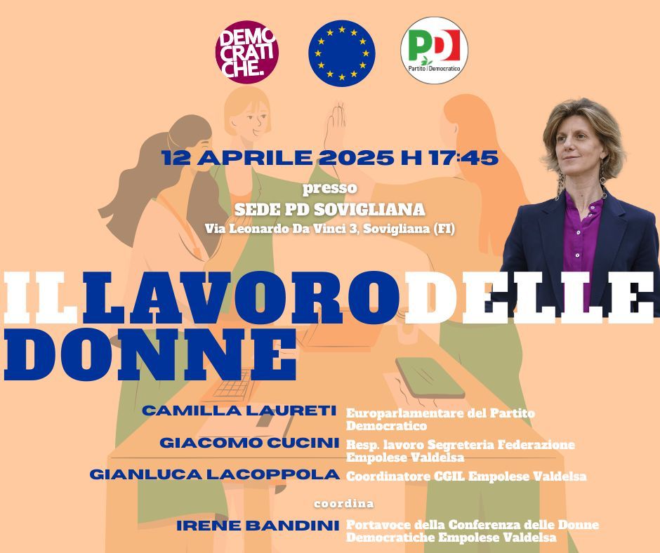 Occupazione femminile e divario di genere: evento delle Donne Democratiche a Sovigliana