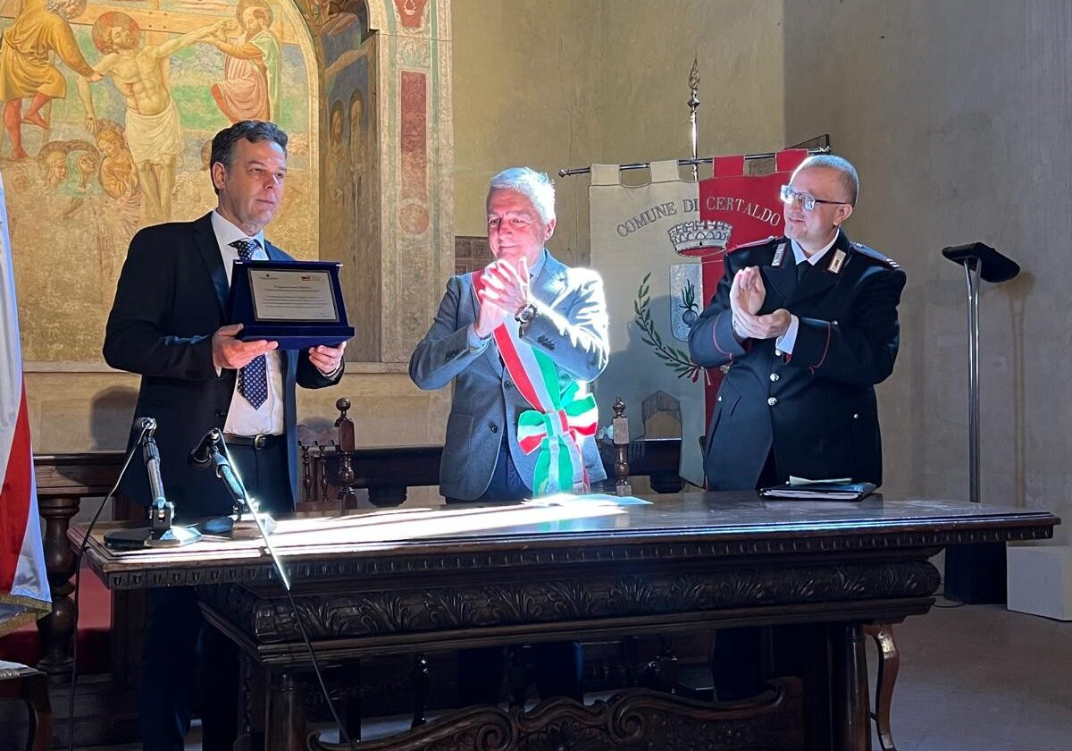 Carabinieri di Certaldo, il comandante Micheloni va in pensione