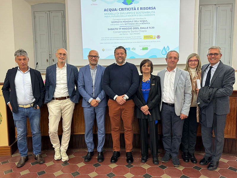 “Acqua: sfide e opportunità” - un convegno a San Miniato sulle risorse idriche.