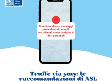 Falsi messaggi dall'ASL Toscana Sud Est: si tratta di una truffa