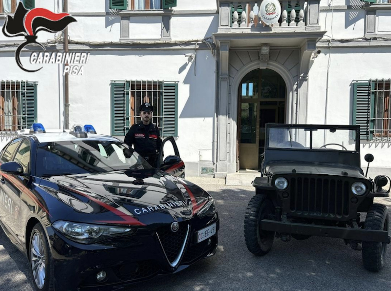 Furto di un'auto d'epoca da 40mila euro nel Pisano: smantellata la rete criminale, un denunciato.
