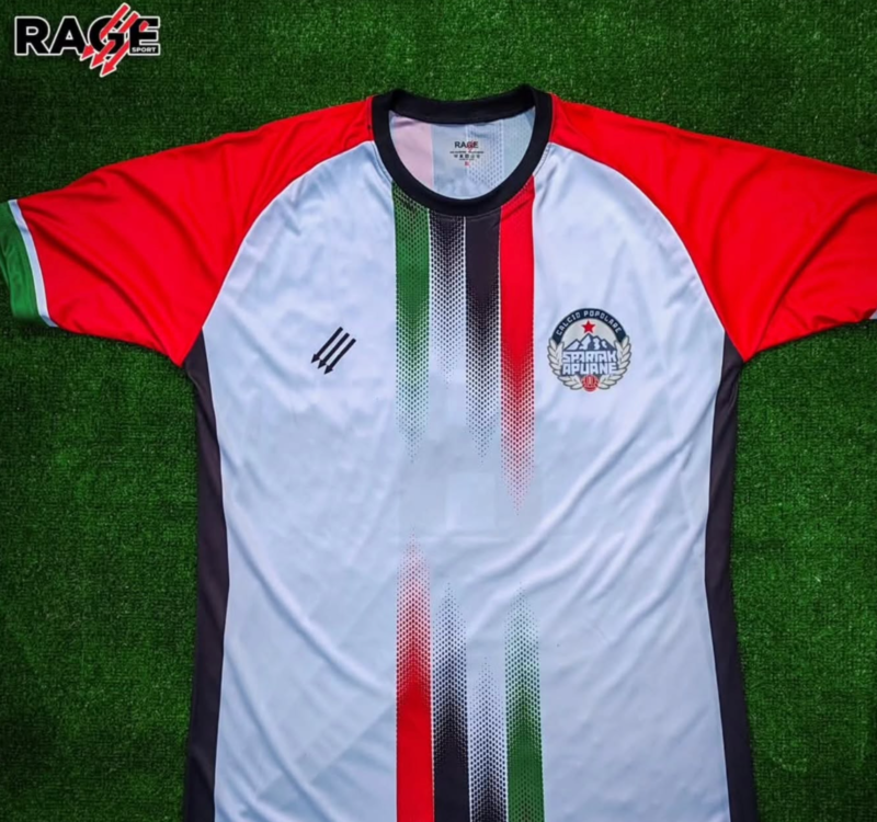 Il Club Toscano di Terza Categoria dedica la propria maglia alla Palestina