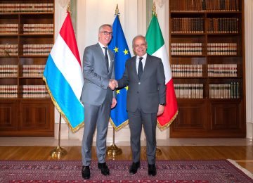 Il ministro dell'Interno Piantedosi ha incontrato al Viminale il collega lussemburghese Gloden.