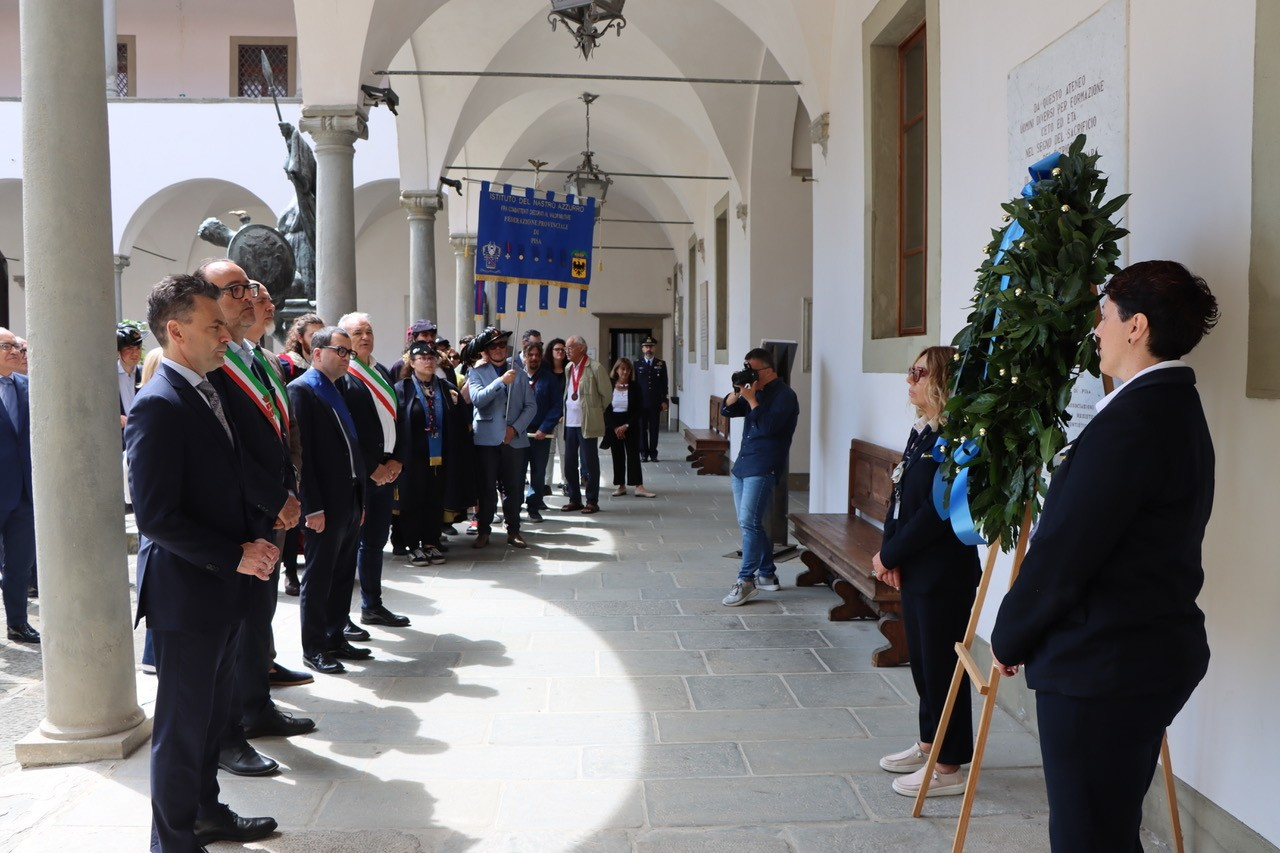 L'Università di Pisa ha commemorato il 177° anniversario della battaglia di Curtatone e Montanara.