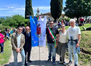 Marcia a Barbiana, presente anche a Montespertoli.