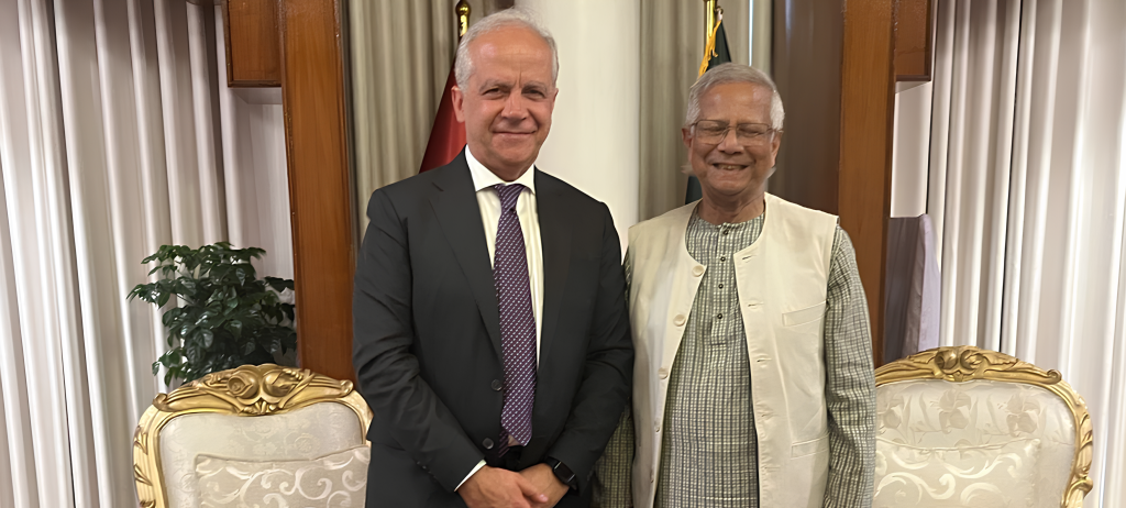 Piantedosi in visita ufficiale in Bangladesh, accolto dal Primo Ministro Muhammad Yunus