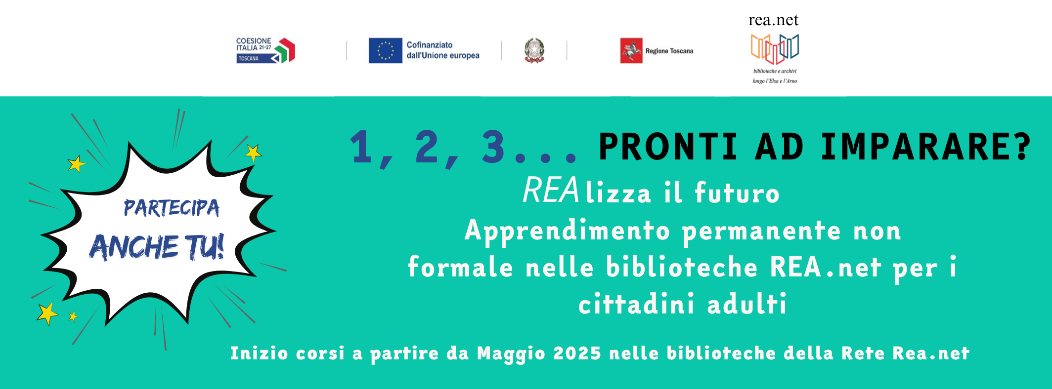 Realizza il Futuro - Apprendimento Continuo nelle Biblioteche REA.net: Iniziano i Corsi di Formazione