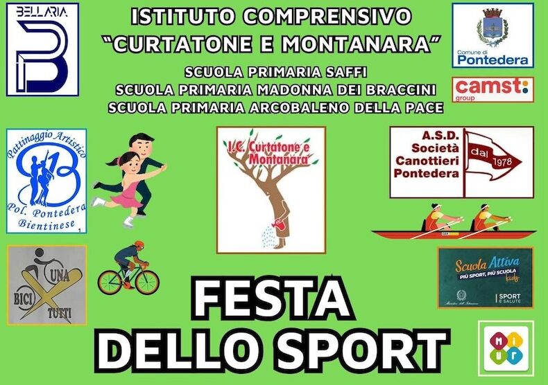 Ritorna la Festa dello Sport dell'Istituto Comprensivo Curtatone e Montanara di Pontedera