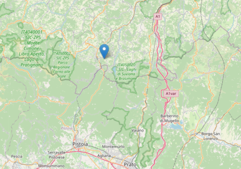 Terremoto di magnitudo 3.8 all'alba sull'Appennino, avvertito anche in Toscana