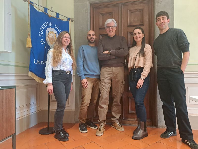 Riccardo, Alessia, Biagio ed Elisa: i primi studenti Erasmus italiani all'Università di Pisa
