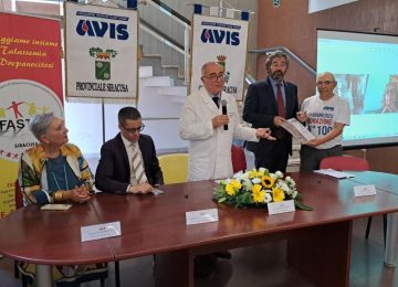 Asp Siracusa Receives Gold Medal for 100 Blood Donations