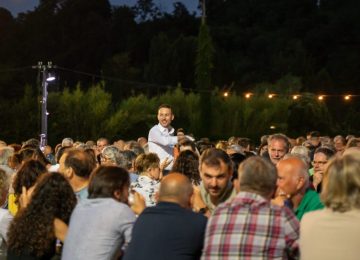 400 a Cena con il Sindaco e la Giunta di Bagno a Ripoli per Festeggiare il Primo Anno di Mandato