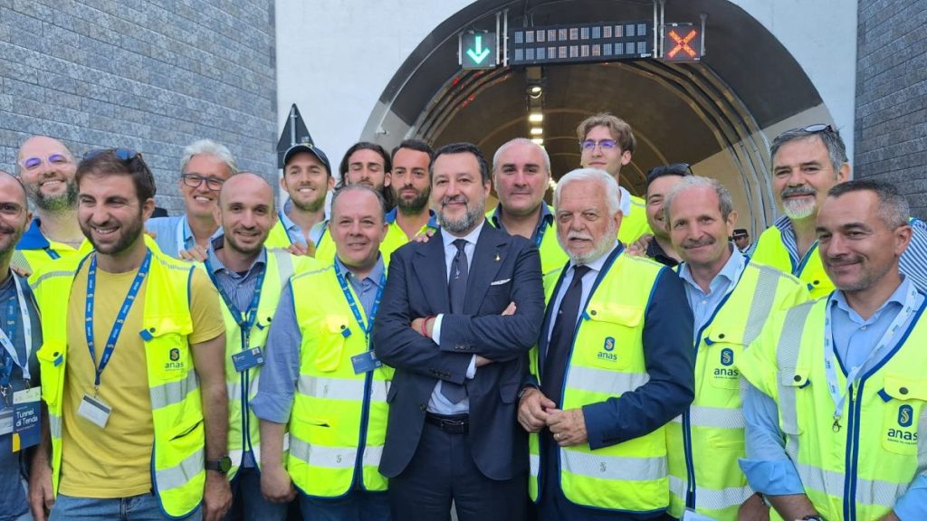 Anas: Cerimonia di Inaugurazione del Nuovo Tunnel di Tenda – Agenzia di Stampa Italpress