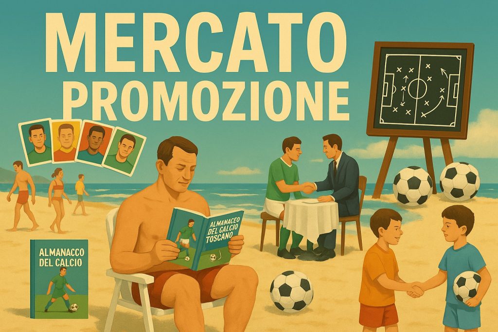 Ecco alcune alternative per il titolo: 

- "Suggerimenti Promozionali - Guida al Calcio Toscano"
- "Consigli per la Promozione - Rassegna del Calcio Toscano"
- "Insights Promozionali - Compendio del Calcio in Toscana" 
- "Note di Promozione - Panoramica sul Calcio Toscano"