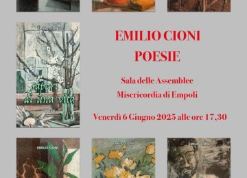 Emilio Cioni, l'ingegnere empolese poeta: venerdì si presenta la raccolta dei 7 volumi di composizioni.