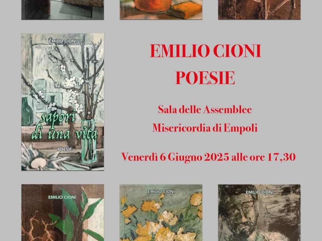 Emilio Cioni, l'ingegnere empolese poeta: venerdì si presenta la raccolta dei 7 volumi di composizioni.