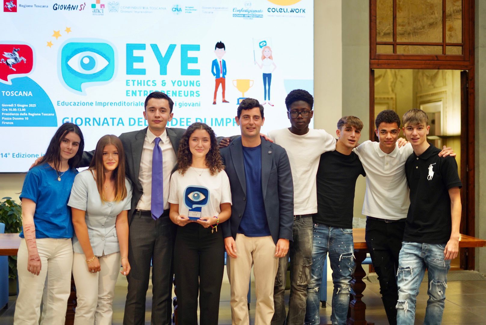 Il Trofeo EYE Toscana 2025 al "Corner degli Studenti": un'app per recensire le scuole