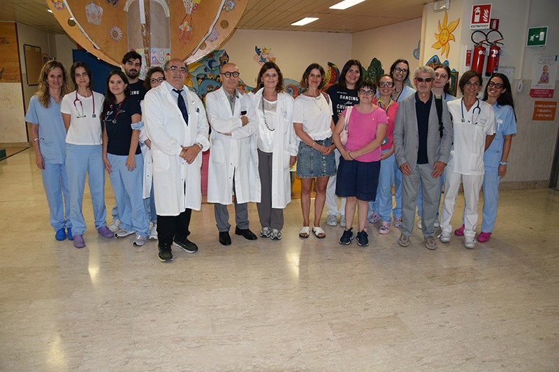 Il dono di battesimo diventa una donazione per la Pediatria di Siena