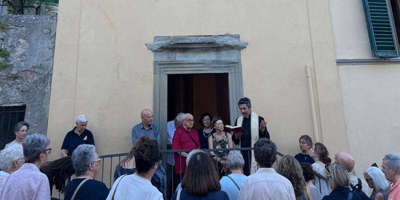Inaugurato il dipinto restaurato nella cappella funeraria