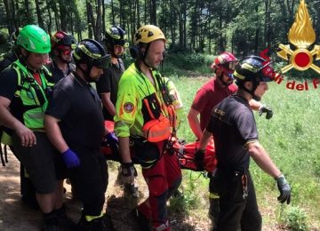 Intervento congiunto dei Vigili del Fuoco e Pegaso