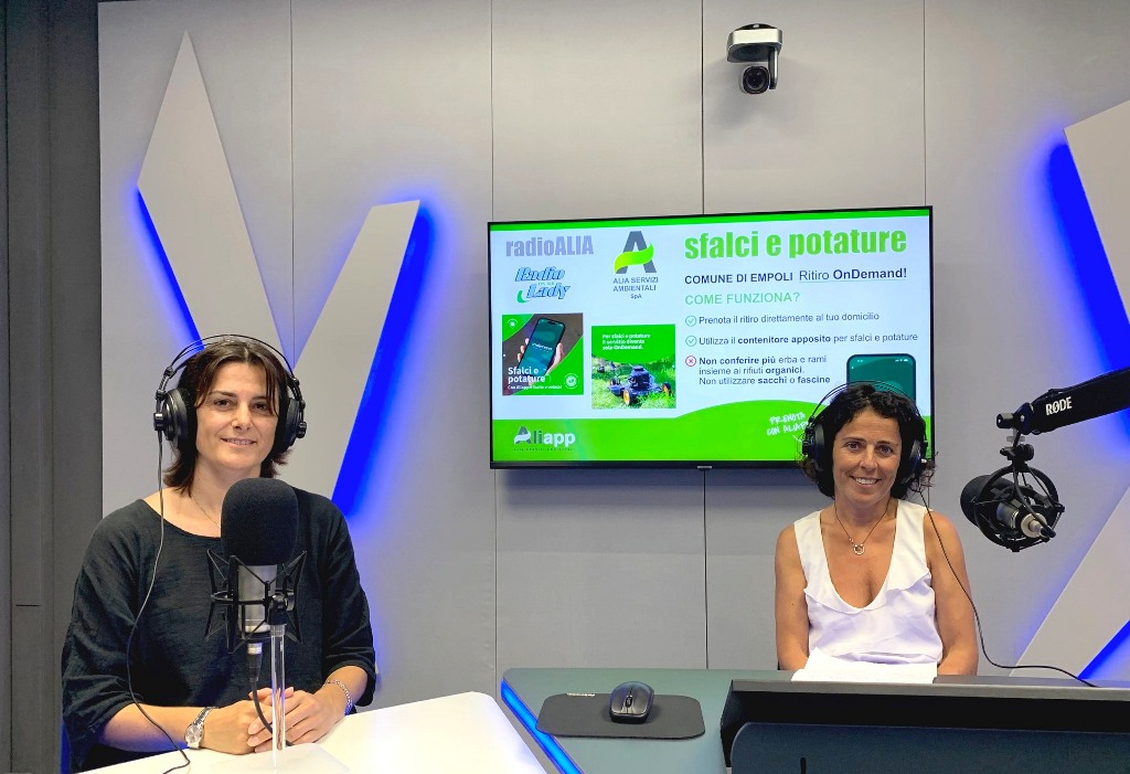 La raccolta di sfalci e potature a Empoli è su richiesta: se ne discute su radioALIA.