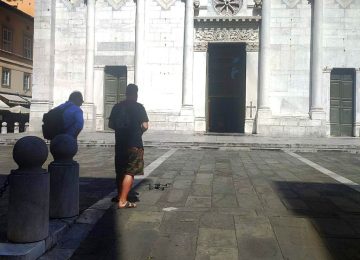 Nel cuore di Lucca si svolgono le ultime riprese del film internazionale di Peter Greenaway.