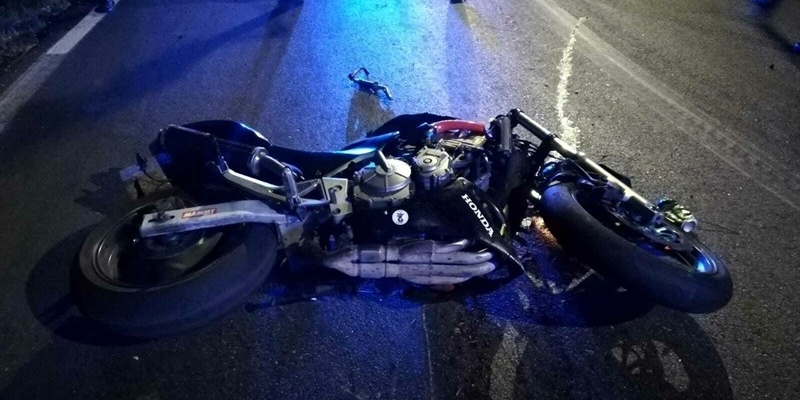 Un grave incidente motociclistico nella zona di Pietramala