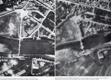 Ordigno bellico nel cantiere del Ferruccio: l'area bombardata nel 1944, ricostruzione e foto di Bini