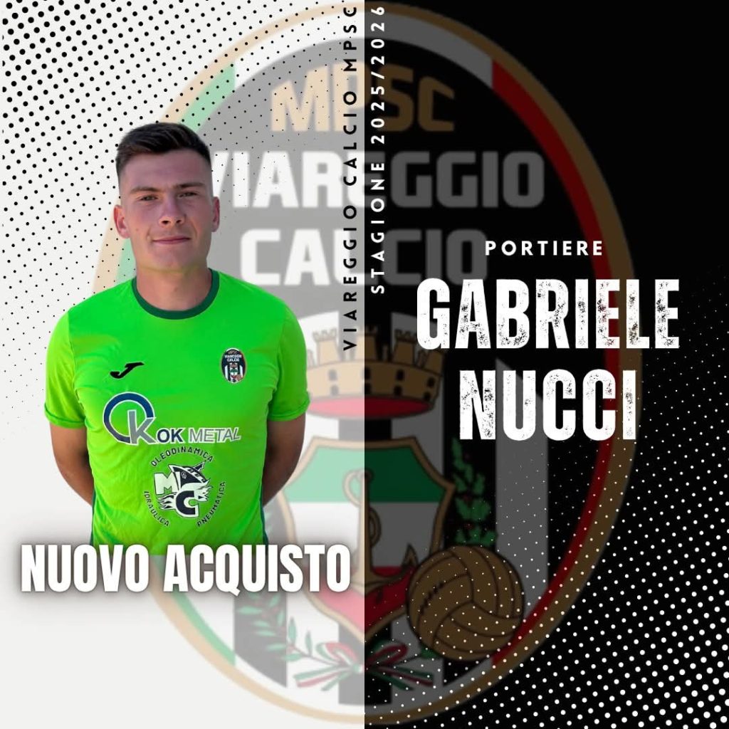 Nucci è il nuovo estremo difensore del Viareggio.
