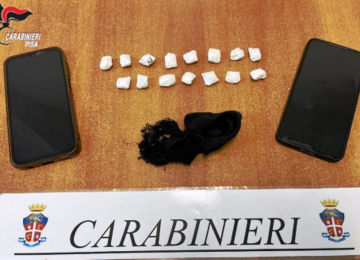 Fermato con 14 grammi di cocaina, arrestato