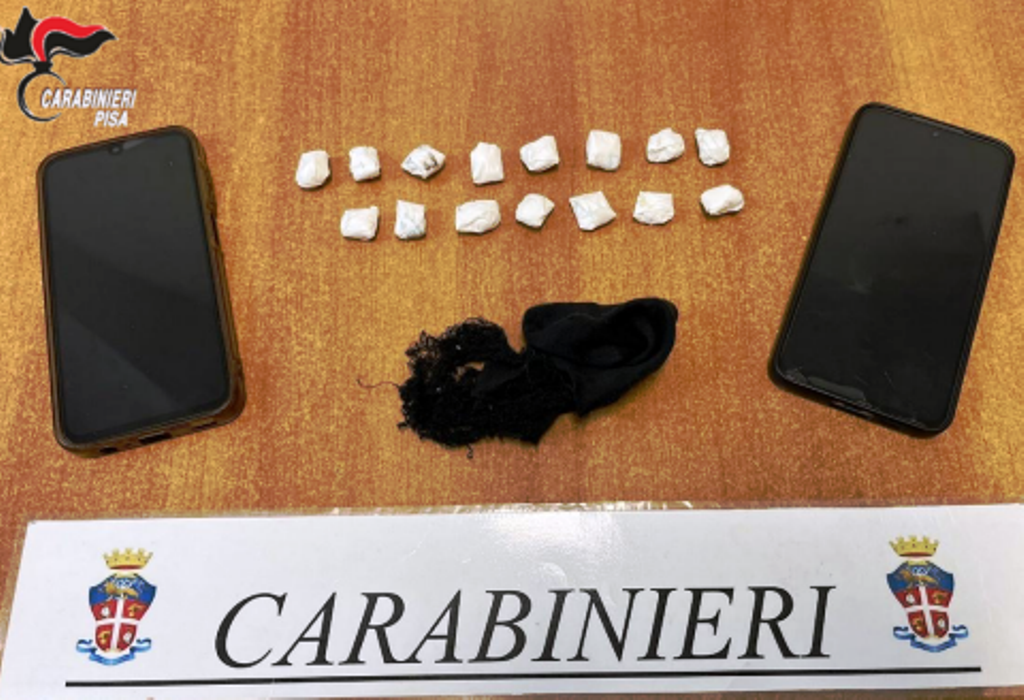 Fermato con 14 grammi di cocaina, arrestato