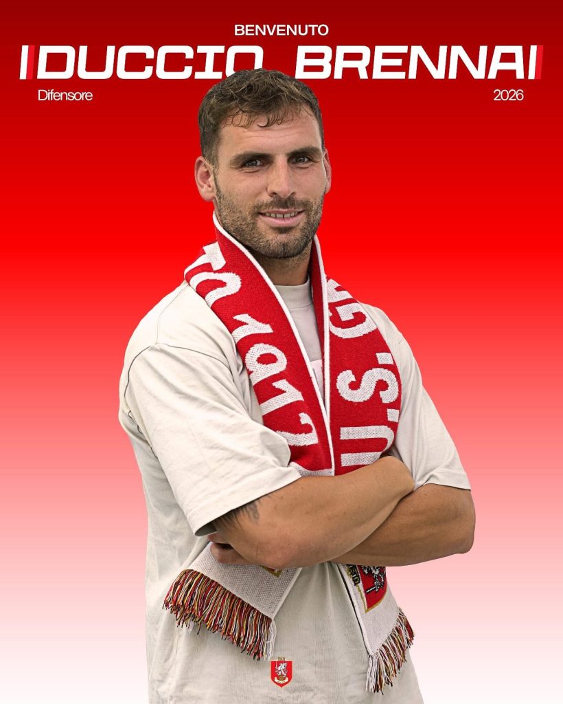 Grosseto: in difesa è arrivato l'ex giocatore del Livorno, Brenna