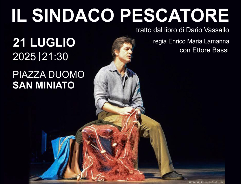 Il sindaco pescatore" con Ettore Bassi alla Festa del Teatro di San Miniato: "Una storia che tocca il cuore