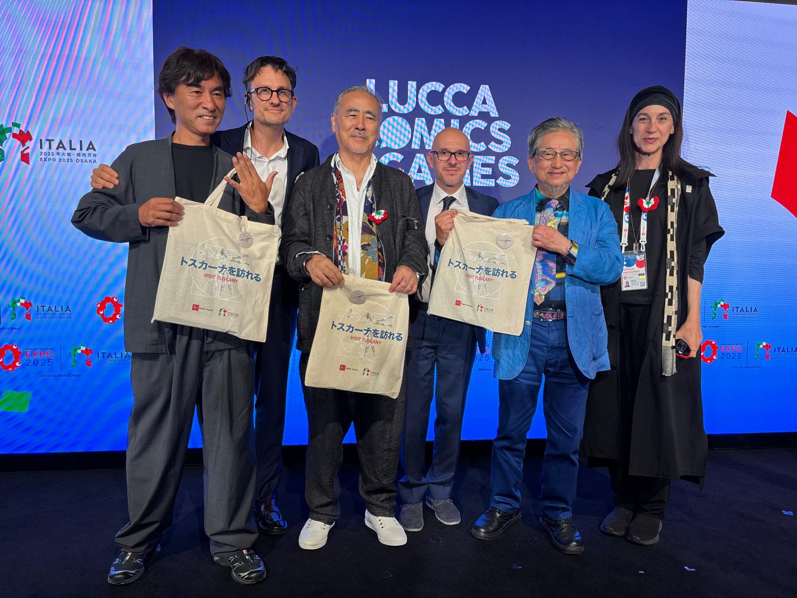 Lucca Comics & Games all'Expo di Osaka: tra un Pegaso e un'opera per Mattarella