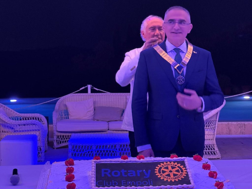 Passaggio di consegne al Rotary Club di Empoli: Giovanni Calugi è il nuovo presidente.
