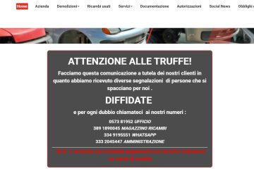 Clonano sito di autodemolizioni per truffa: "Riceviamo 20 chiamate al giorno da tutta Italia, già 5 denunce"