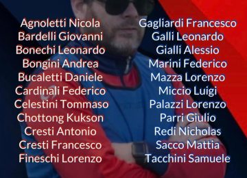 Sinalunghese: elenco dei chiamati.